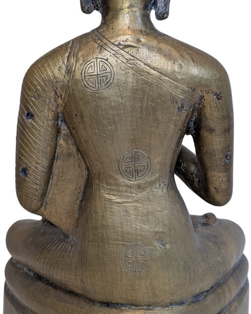 Shakyamuni Buddha Bronze Asien lehrende Darstellung