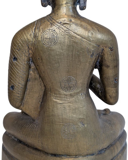 Shakyamuni Buddha Bronze Asien lehrende Darstellung