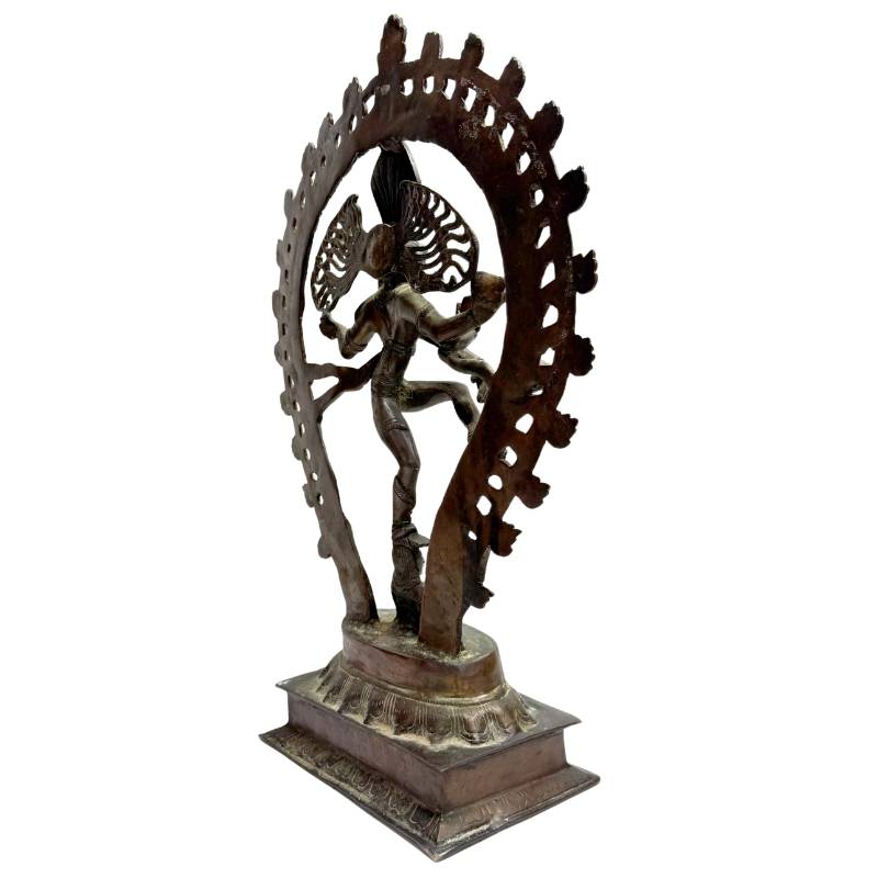 Shiva Figur Bronze Nataraja Indien traditionelles Objekt