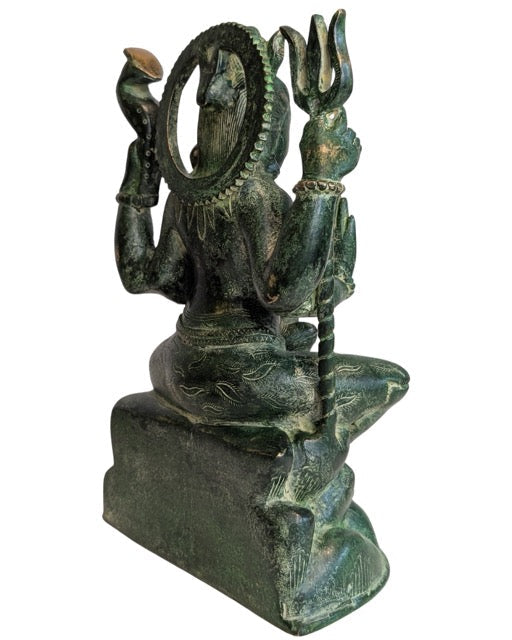 Shiva Ganesha Bronze Devotionsobjekt