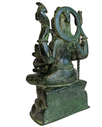 Shiva Ganesha Bronze Figur Patina