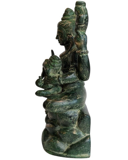 Shiva Ganesha Bronze Statue traditionell