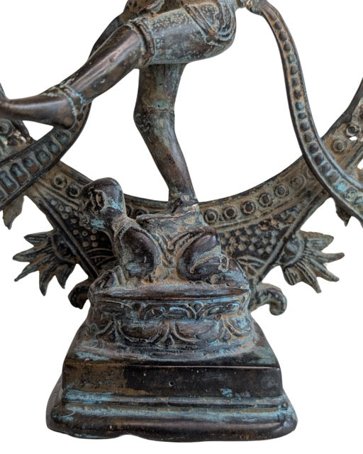 Shiva Nataraja Bronze Indonesien hindu Gottheit