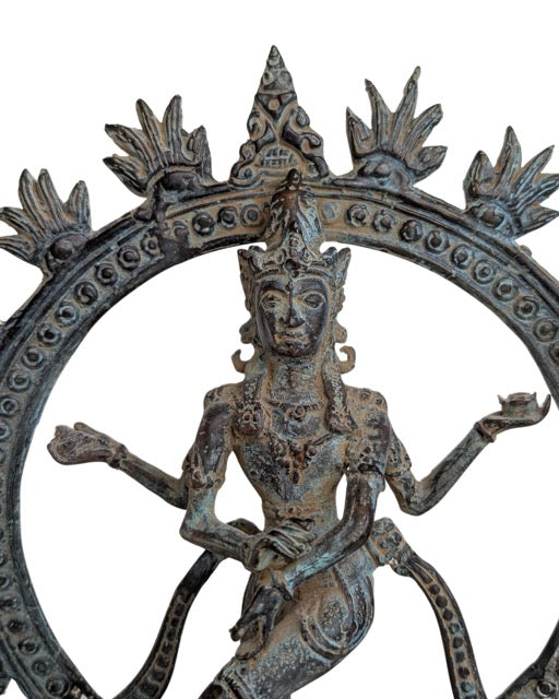 Shiva Nataraja Bronze Indonesien klassische Darstellung