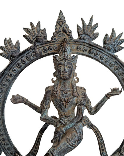 Shiva Nataraja Bronze Indonesien klassische Darstellung