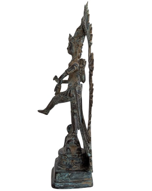 Shiva Nataraja Bronze Indonesien religiöse Statue