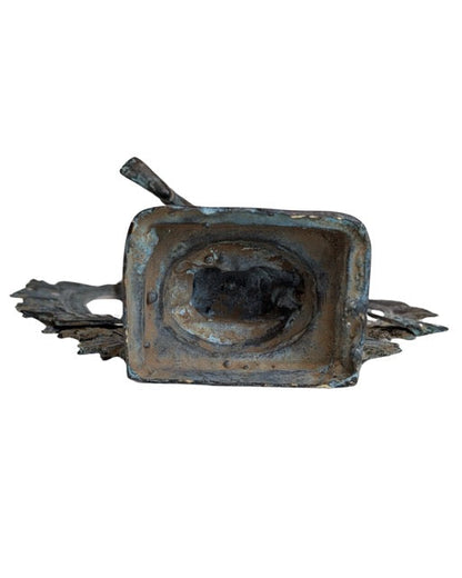Shiva Nataraja Statue Bronze Flammenring