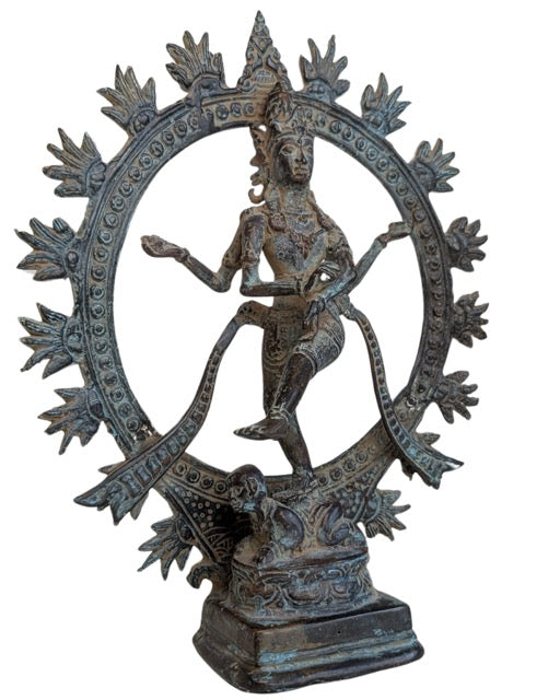 Shiva Nataraja Statue Bronze kosmischer Tänzer