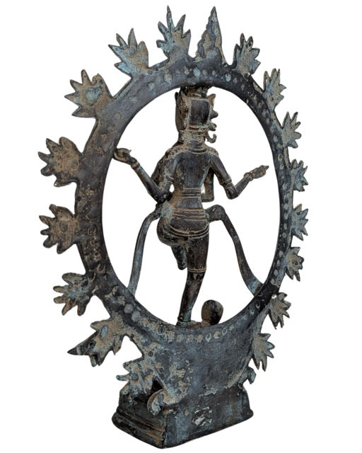 Shiva Nataraja Statue Bronze traditionell