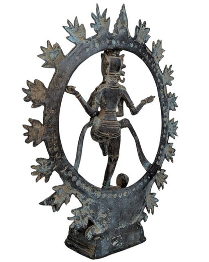 Shiva Nataraja Statue Bronze traditionell