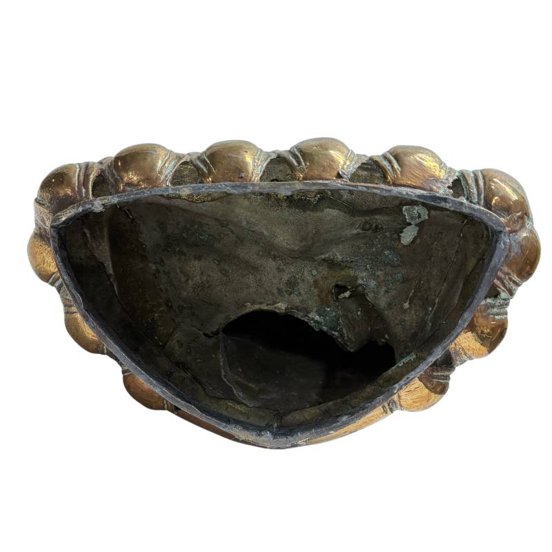 Sino tibetische Buddha Statue Bronze Bhumisparsha Mudra antikes Sammlerstück