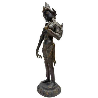 Tara Figur buddhistische Kunst Himalaya Bronze