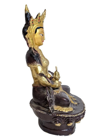 Tara Figur Metall in Goldoptik dekoratives Objekt