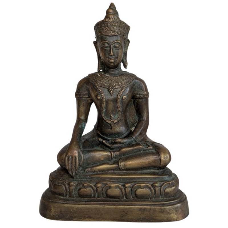 Thai Buddha Statue Bronze Ayutthaya Rattanakosin