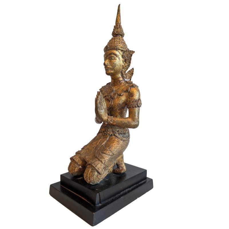 Schützende Thepanom Figur aus Bronze aus Thailand