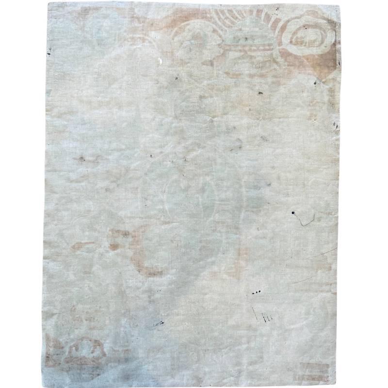 Handgemaltes Thangka aus Nepal mit der Lebensdarstellung Buddhas, Pigment auf Stoff mit ritueller Patina, 1stbuddha.