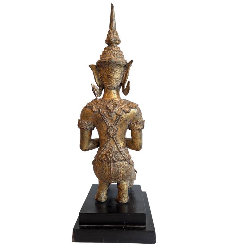 Thailändische Thepanom Tempelwächter Figur aus Bronze