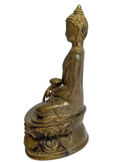 tibet buddha meditation bronze skulptur devotionsobjekt