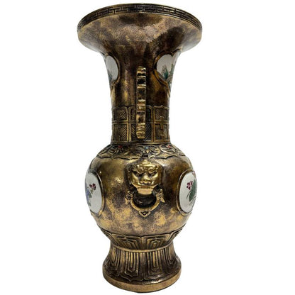 vase hals oeffnung metall verarbeitung detail