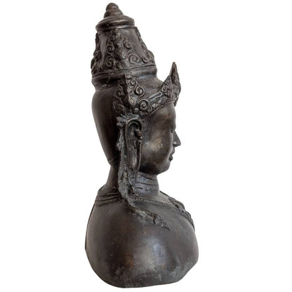 vishnu bueste bronze kambodscha khmer stil