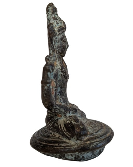 Vishnu Statue Bronze Indien für Devotion