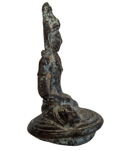 Vishnu Statue Bronze Indien für Devotion