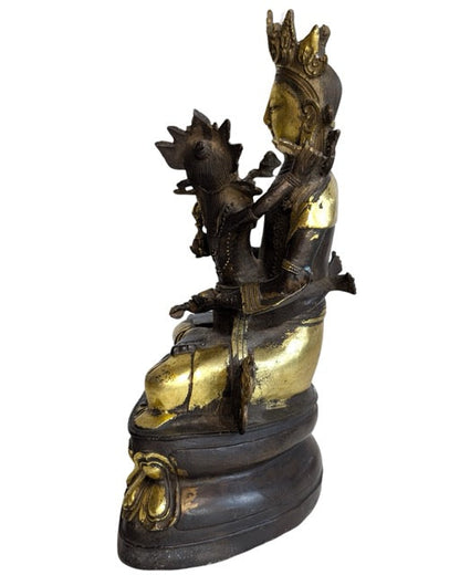 Yab Yum Bronze Buddhismus Symbolik